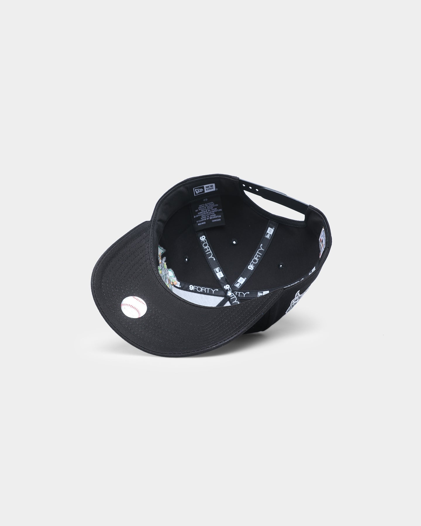 New Era Florida Marlins 'Flower' 9FORTY A-Frame Snapback Black/Floral