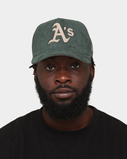 New Era Oakland Athletics 'Forest Suede & Camel' 9FORTY K-Frame Strapback Dark Green