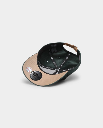 New Era Milwaukee Brewers 'Forest Suede & Camel' 9FORTY K-Frame Strapback Dark Green
