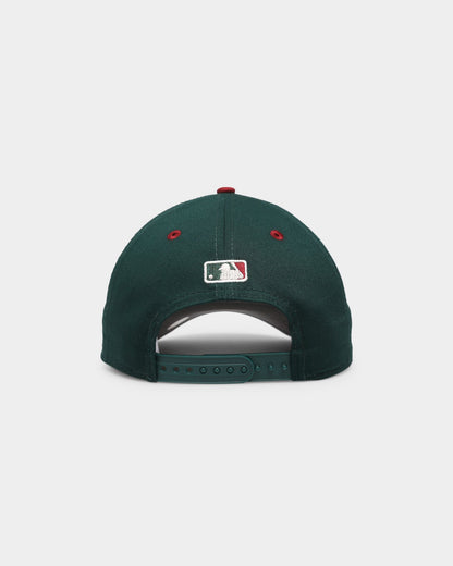 New Era Los Angeles Dodgers 'Beets & Greens' 9FORTY A-Frame Snapback Dark Green/Cardinal