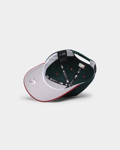 New Era Los Angeles Dodgers 'Beets & Greens' 9FORTY A-Frame Snapback Dark Green/Cardinal