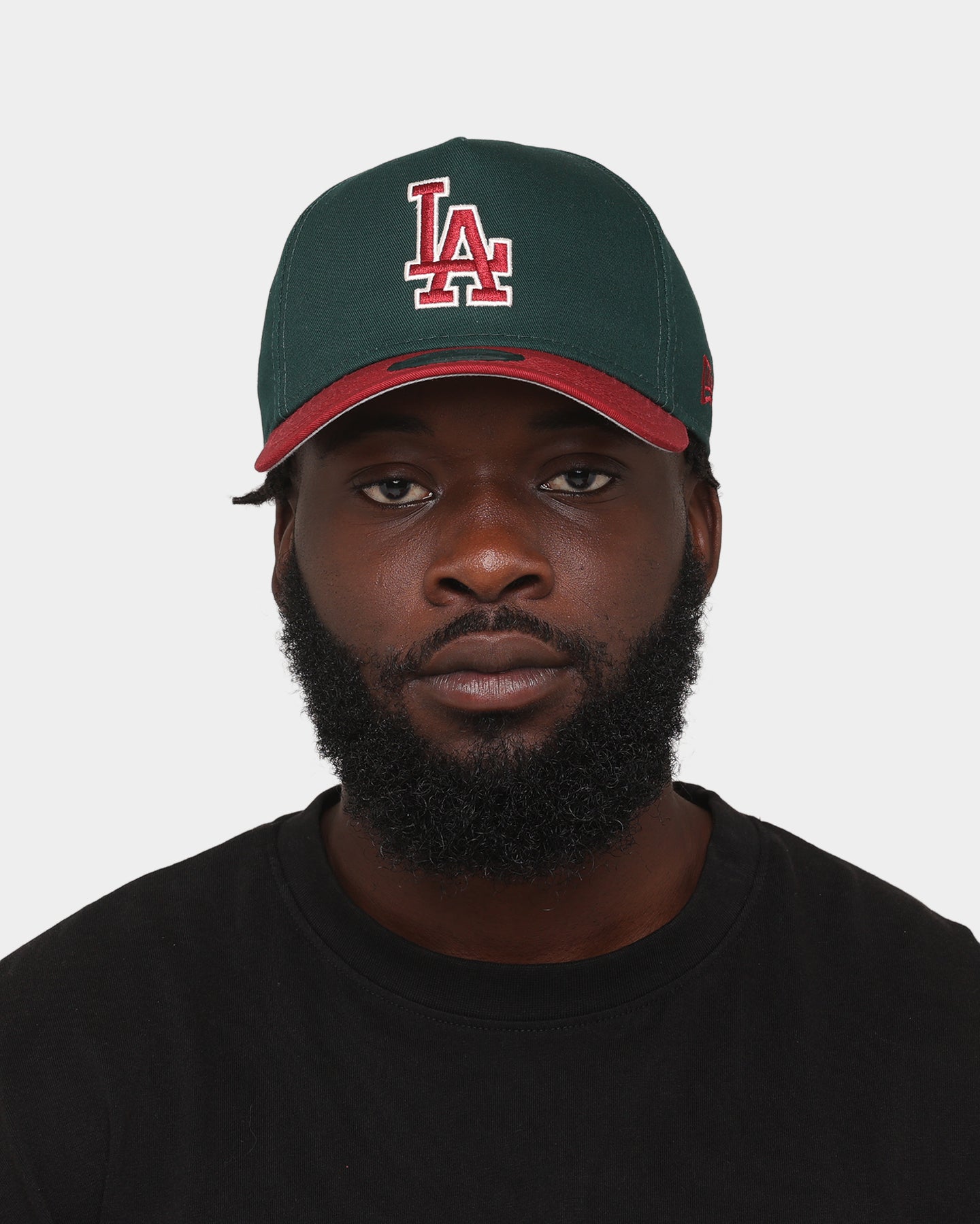 New Era Los Angeles Dodgers 'Beets & Greens' 9FORTY A-Frame Snapback Dark Green/Cardinal