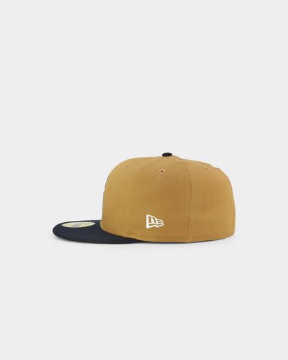 New Era Seattle Mariners 'Midnight Harvest 2-Tone' 59FIFTY Fitted Wheat/Navy