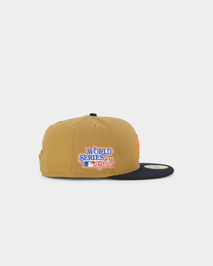 New Era New York Mets 'Midnight Harvest 2-Tone' 59FIFTY Fitted Wheat/Navy