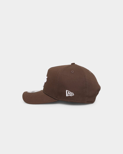 New Era Oakland Athletics 'Walnut' 9FORTY A-Frame Snapback Dark Brown