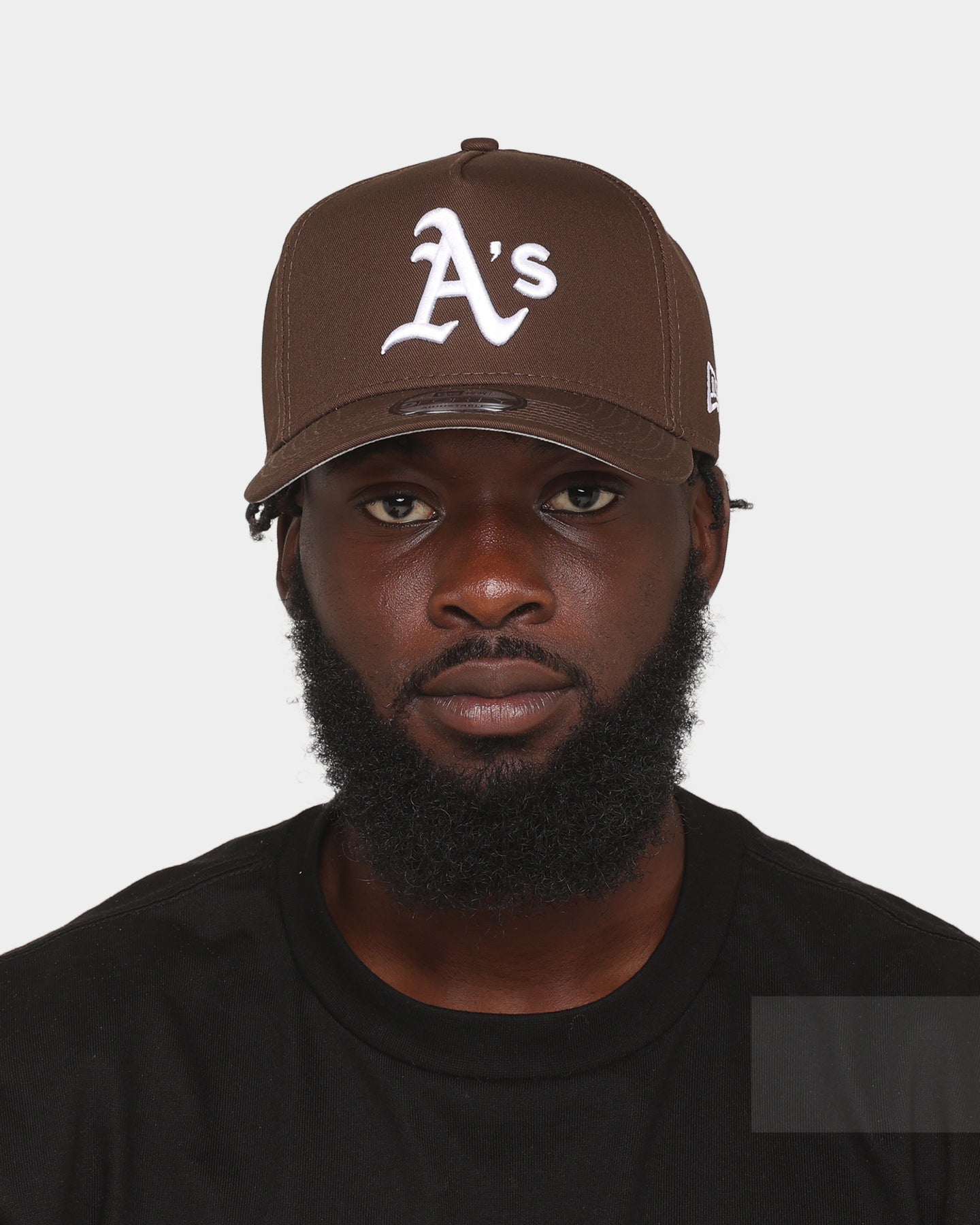 New Era Oakland Athletics 'Walnut' 9FORTY A-Frame Snapback Dark Brown