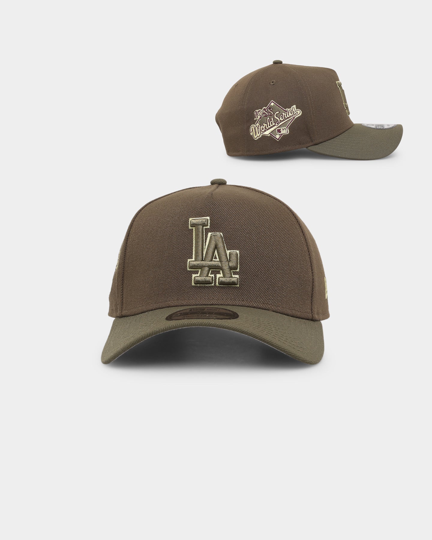 New Era Los Angeles Dodgers 'Mixed Olives' World Series 9FORTY A-Frame Snapback Mixed Olives