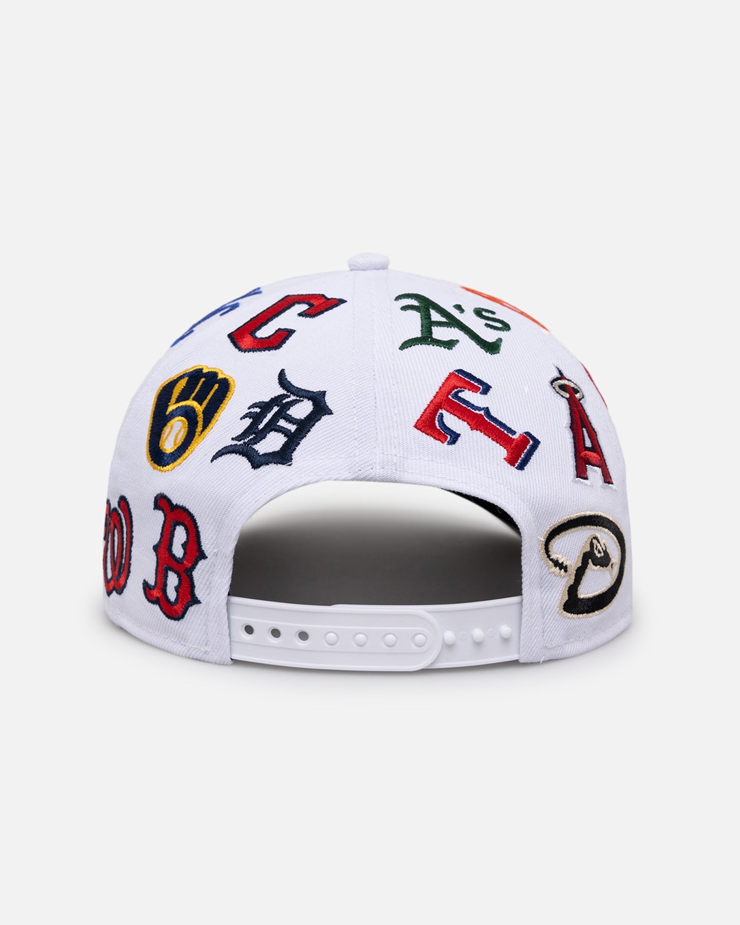 New Era MLB All Over 9FORTY A-Frame Snapback White