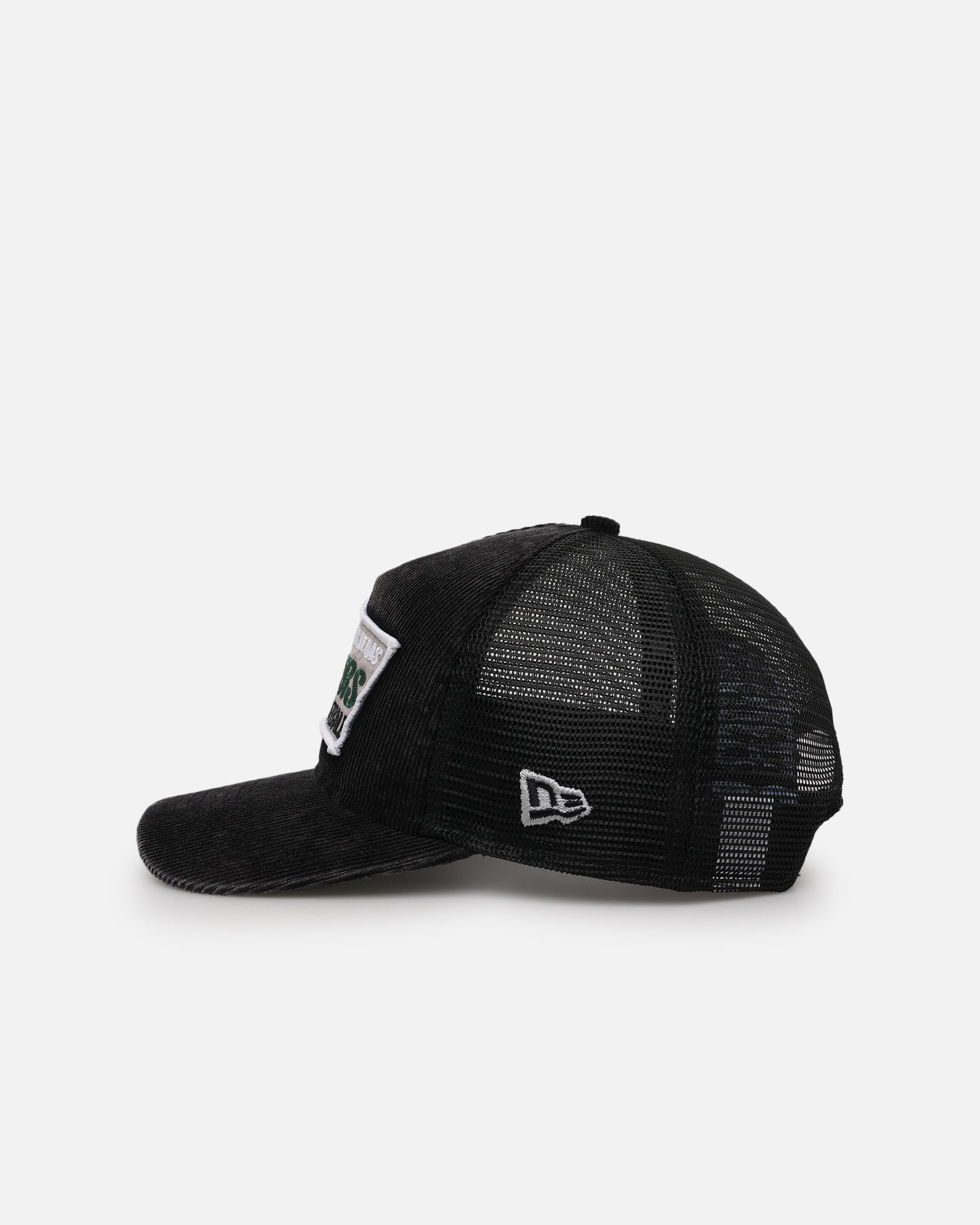 New Era Las Vegas Raiders 'Washed Cord Racer' Corduroy Golfer Trucker Snapback Washed Black