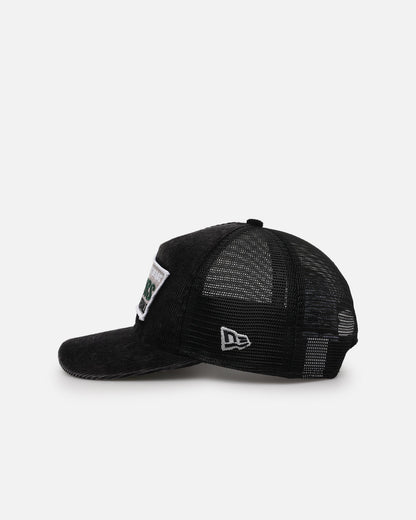 New Era Las Vegas Raiders 'Washed Cord Racer' Corduroy Golfer Trucker Snapback Washed Black
