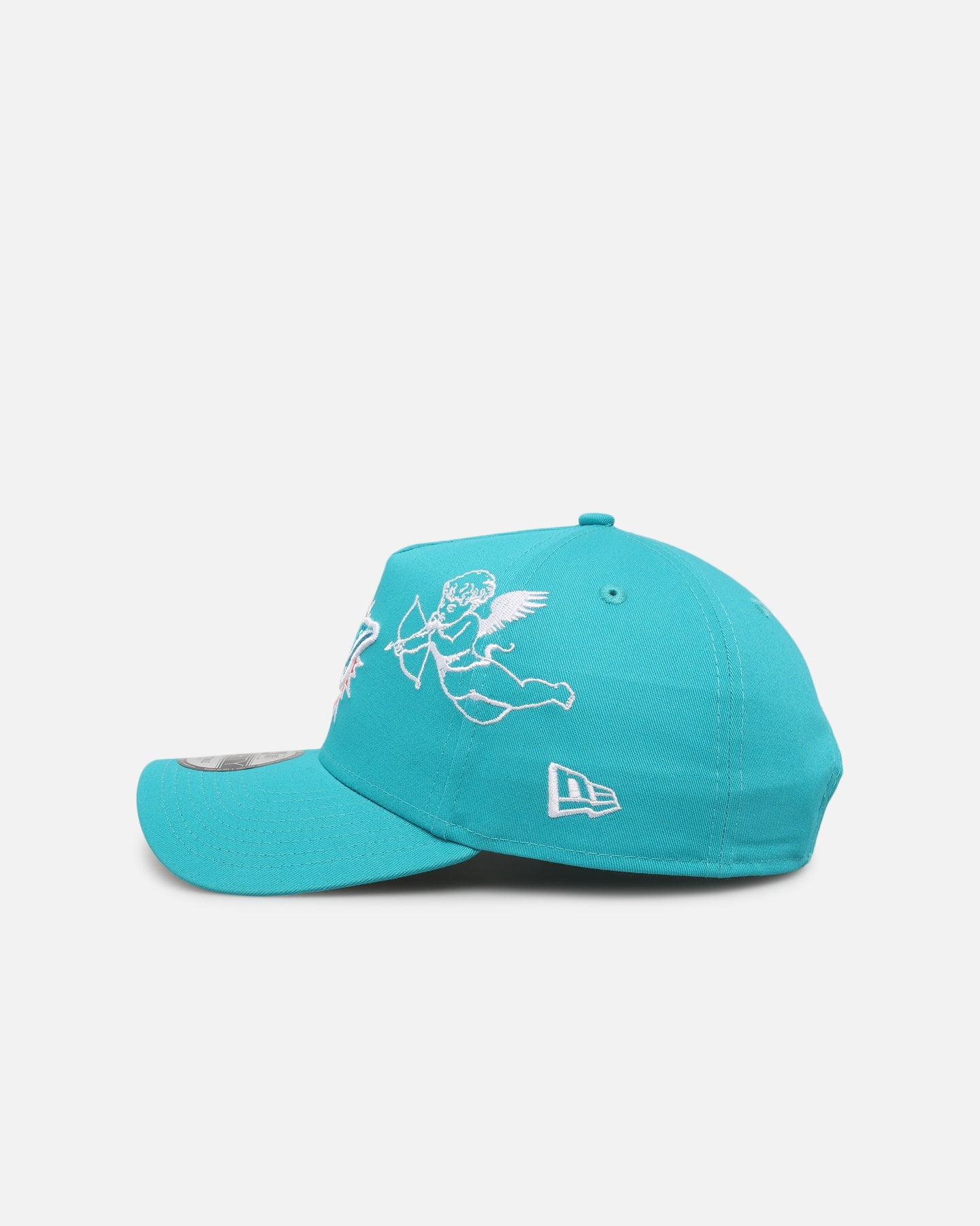 New Era Miami Dolphins 'Cherub Official Team Color' 9FORTY A-Frame Snapback Teal
