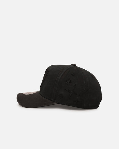 Mitchell & Ness Las Vegas Raiders 'Starburst' Pro Pinch Snapback Black