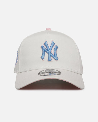 New Era New York Yankees 'Pastel' 9FORTY A-Frame Snapback Chrome White