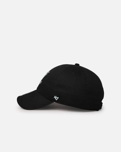 47 Brand Anaheim Ducks 47 Clean Up Strapback Black/Turquoise