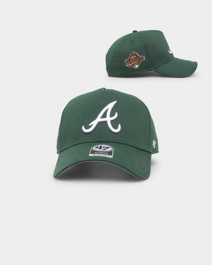 47 Brand Atlanta Braves Sure Shot 47 MVP DT Snapback Dark Green/Grey