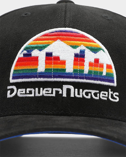 Mitchell & Ness Denver Nuggets Hardwood Classics Pro Crown Snapback Black
