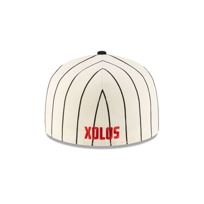 Xolos Retro Pinstripe 59FIFTY Fitted Hat