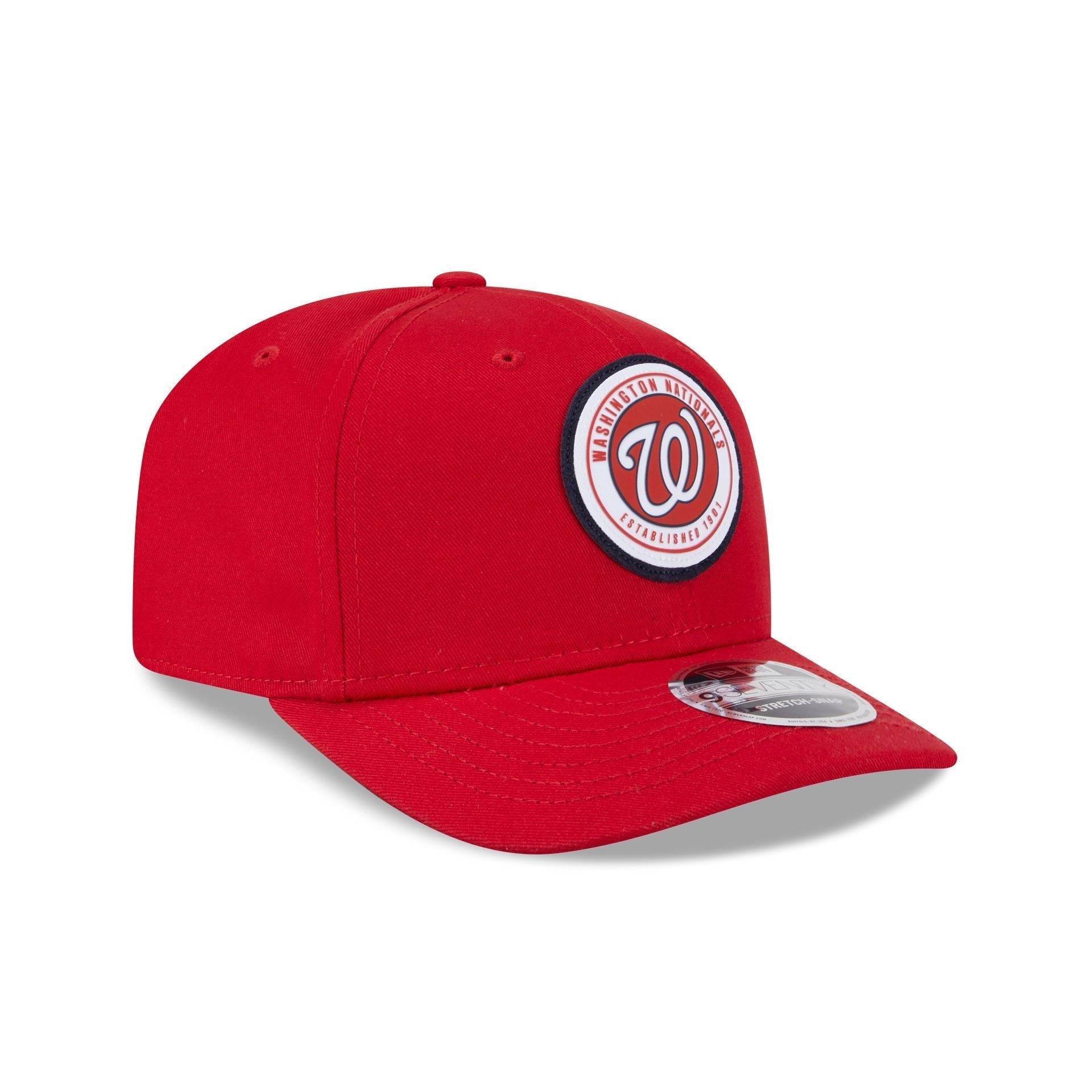 Washington Nationals Circle Patch 9SEVENTY Stretch-Snap Hat