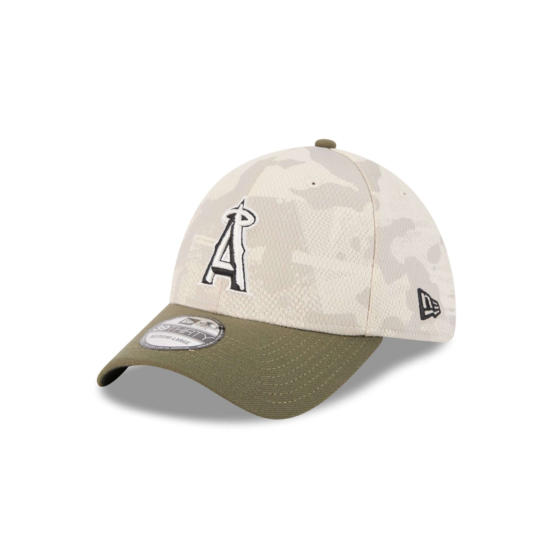 Los Angeles Angels Armed Forces Day 2025 39THIRTY Stretch Fit Hat