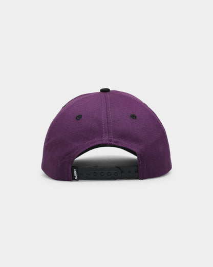 XLARGE Slanted Logo Snapback Purple/Black