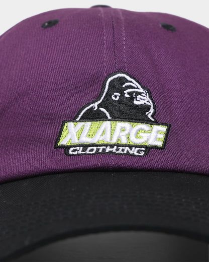 XLARGE Slanted Logo Snapback Purple/Black