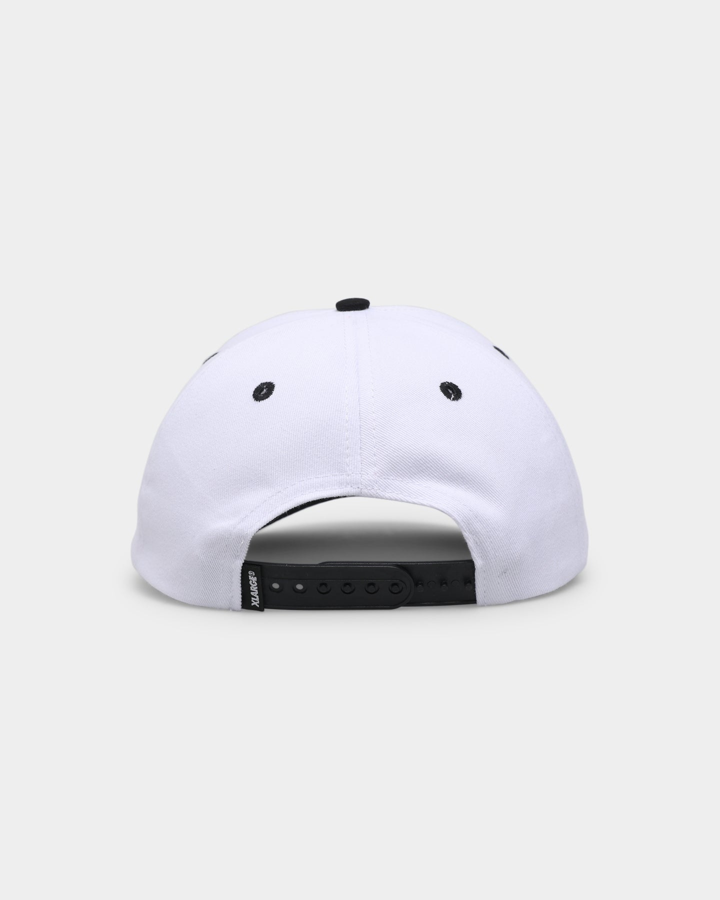 XLARGE Slanted Logo Snapback White/Black