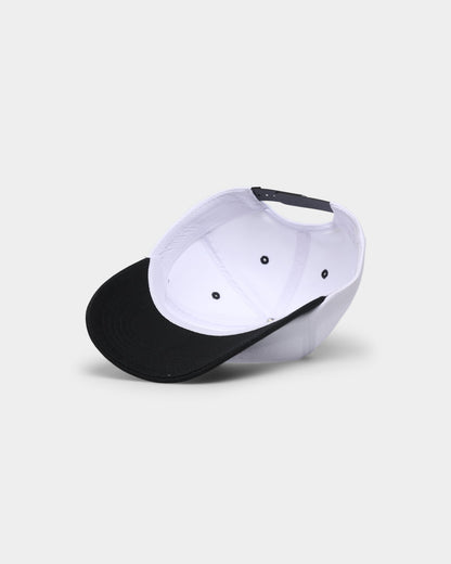 XLARGE Slanted Logo Snapback White/Black