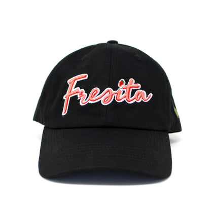 'Fresita' Soft Crown Cap - Black