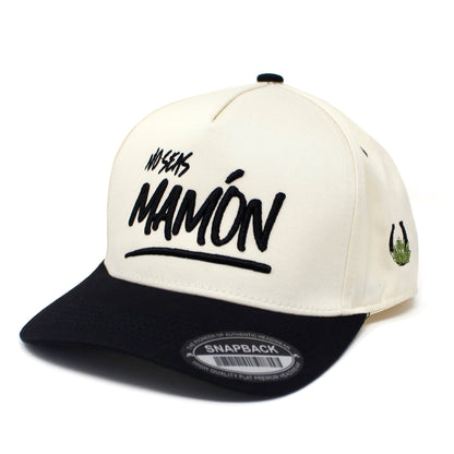 No Seas Mamón Cap - Cream/Black
